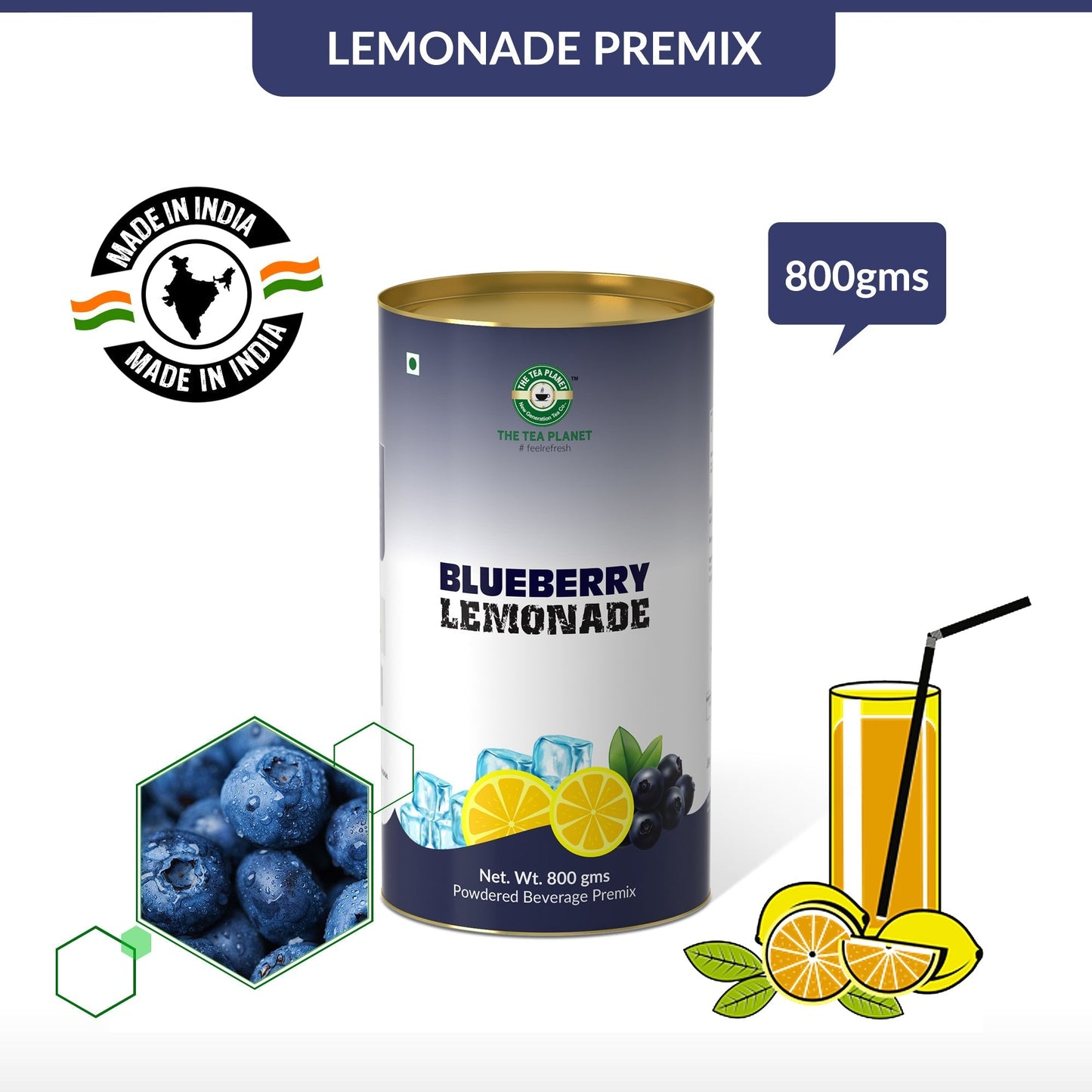 Blueberry Lemonade Premix - 400 gms