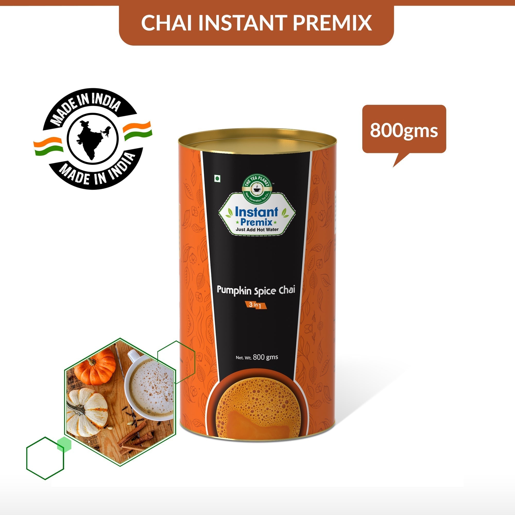 Pumpkin Spice Chai Premix (3 in 1)