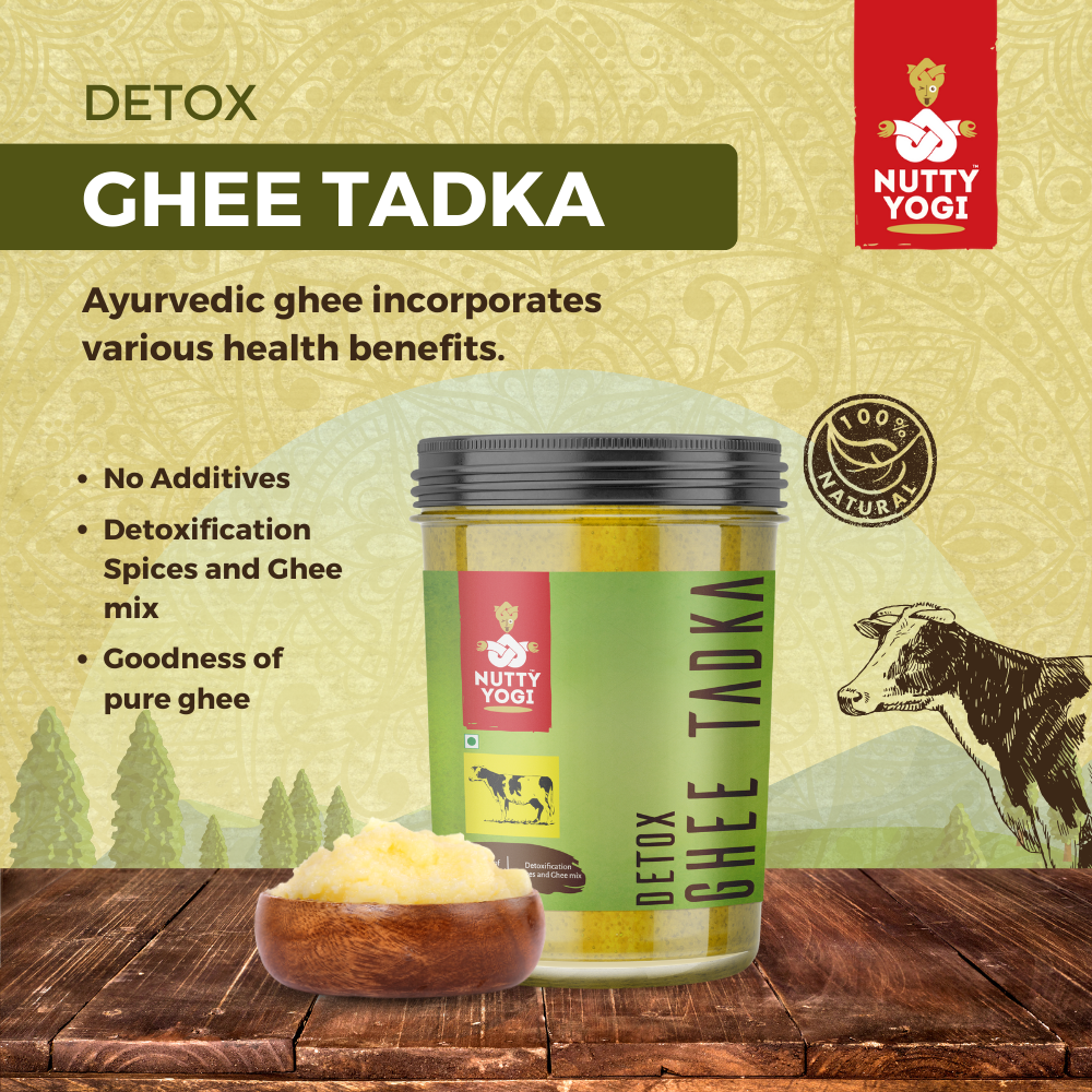 Nutty Yogi Detox Ghee Tadka 250 ml