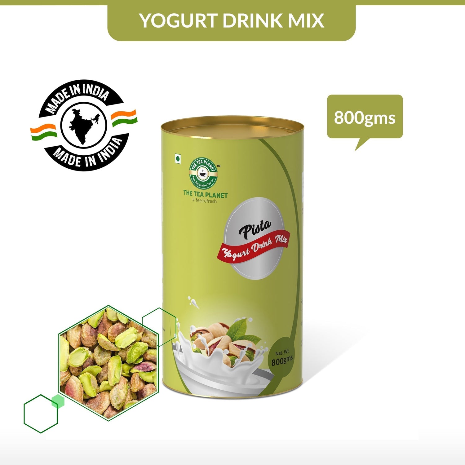 Pista Flavored Lassi Mix