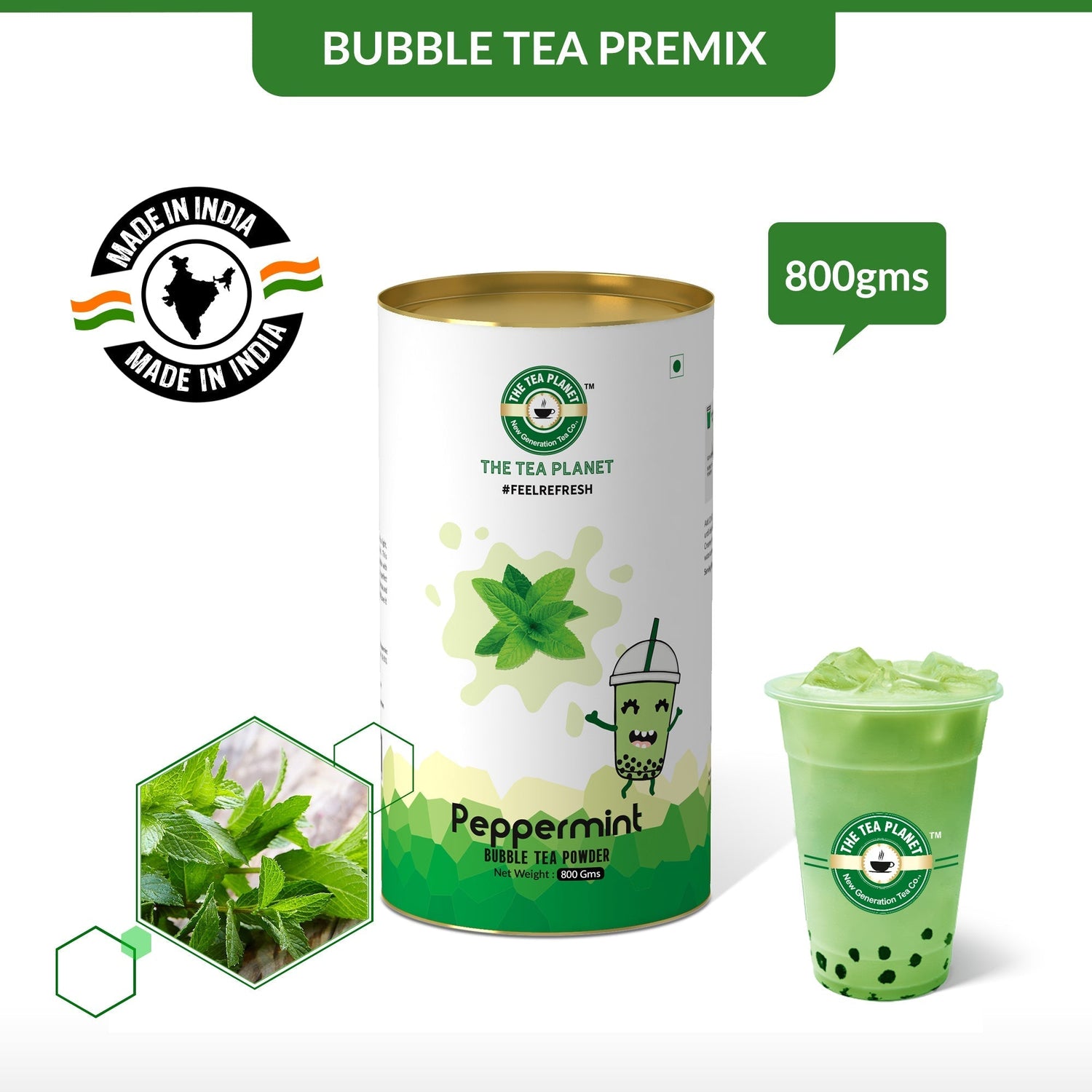 Peppermint Bubble Tea Premix