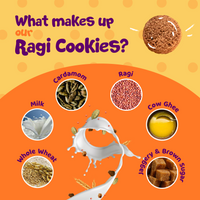 Ragi Cookies 150 Gms Each (2 Pack)