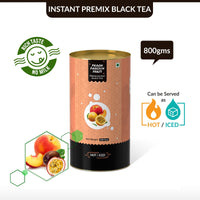 Peach & Passion Fruit Flavored Instant Black Tea