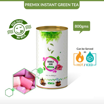 Bubblegum Flavored Instant Green Tea