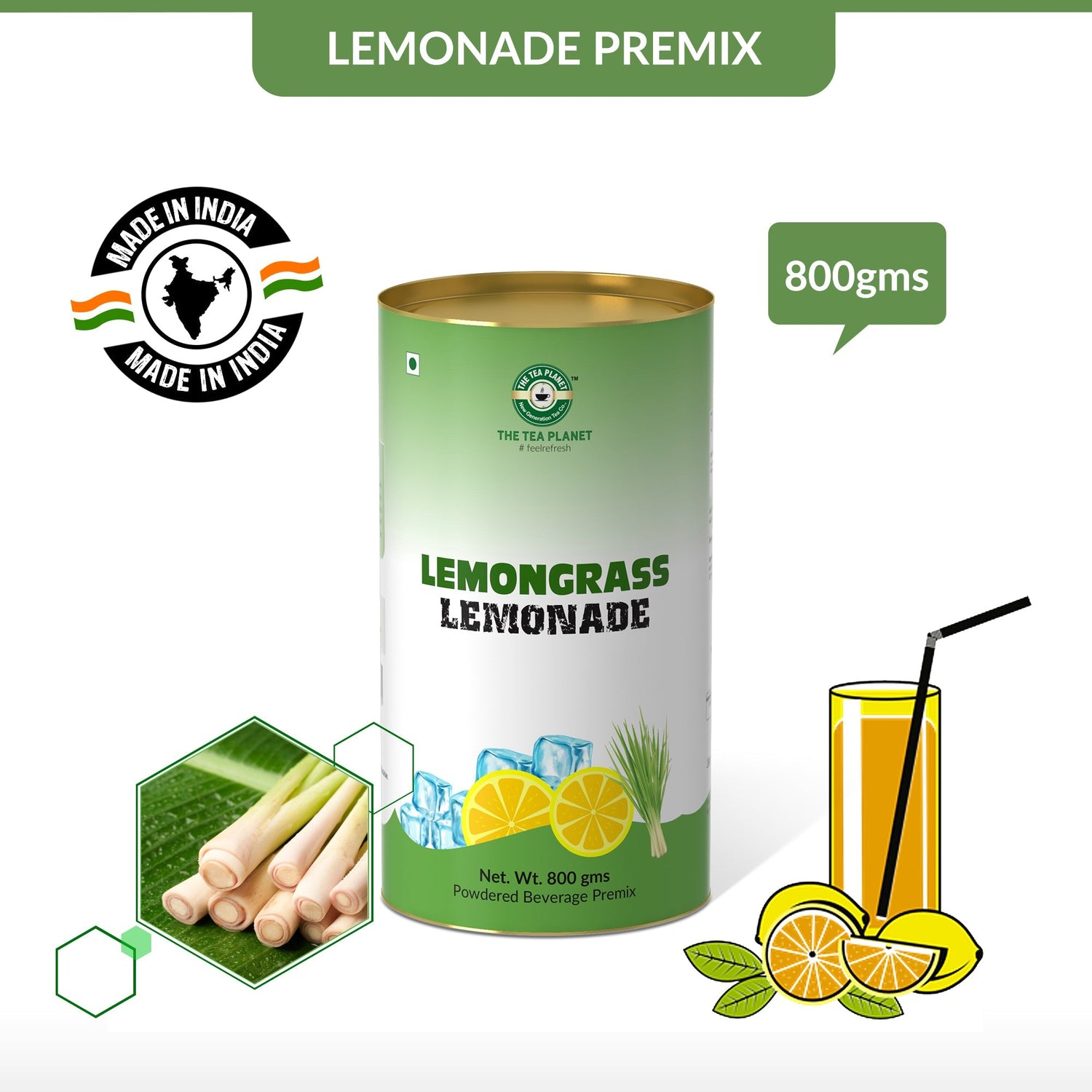 Lemongrass Lemonade Premix - 250 gms