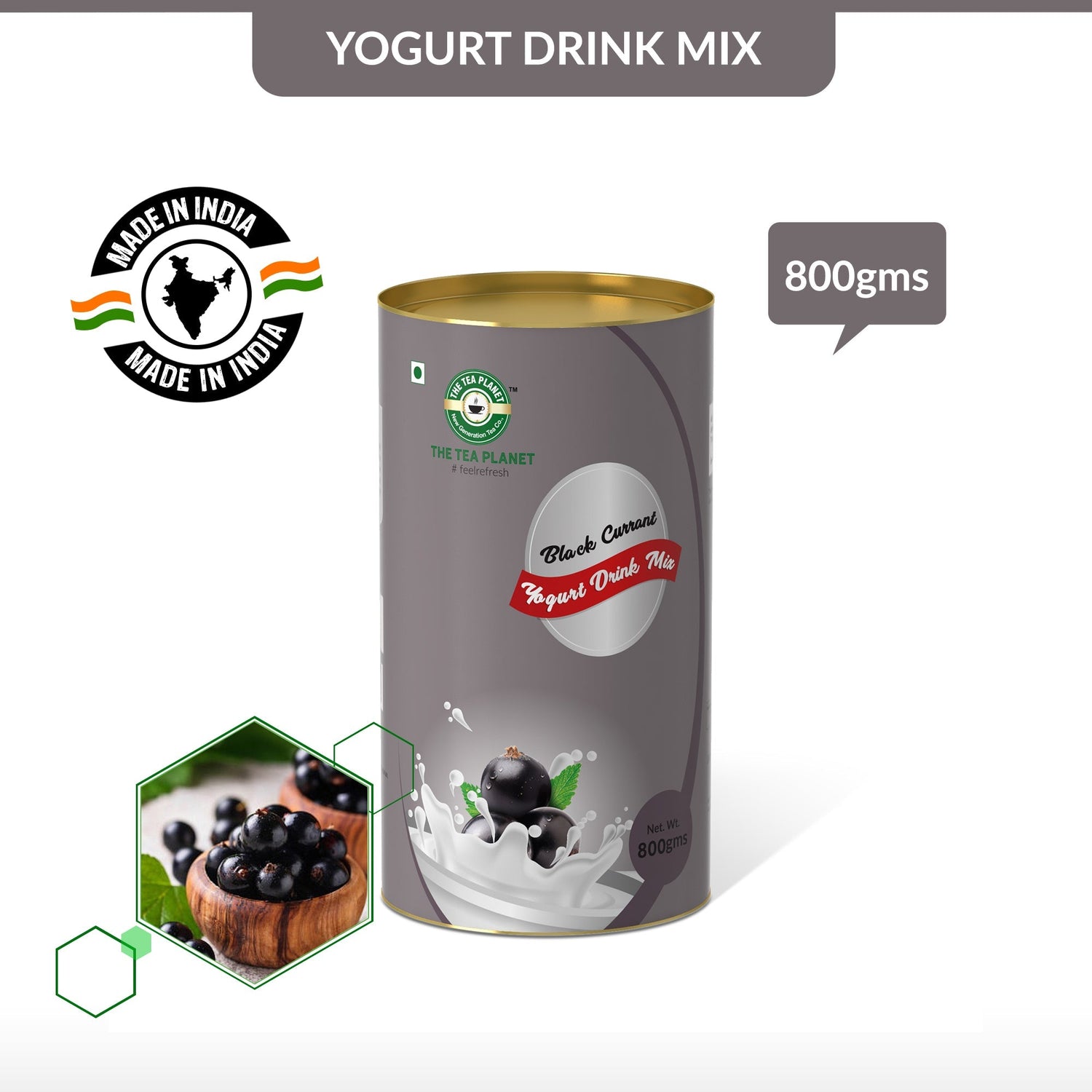 Black Currant Flavored Lassi Mix - 250 gms