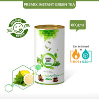 Lemon & Mint Flavored Instant Green Tea