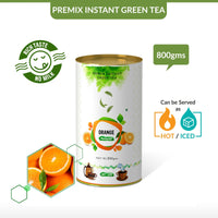 Orange Flavored Instant Green Tea