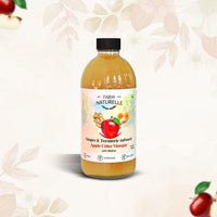 Organic Apple Cider Vinegar with Mother and Apple Cider Infused Ginger and Turmeric