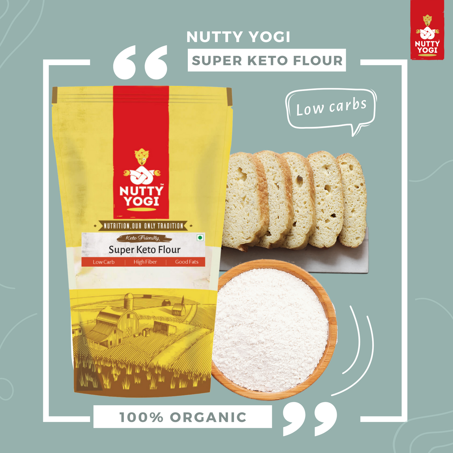 Nutty Yogi Super Keto Flour 400g