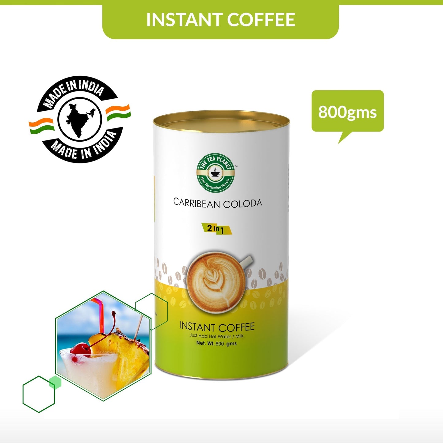 Carribean Coloda Instant Coffee Premix (2 in 1)