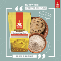 Nutty Yogi Sprouted Ragi Flour / Sprouted Finger Millet Flour