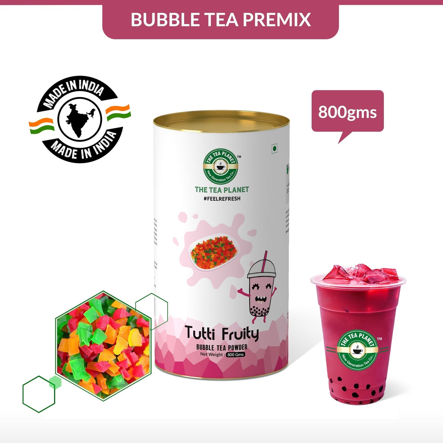 Tutti Fruity Bubble Tea Premix