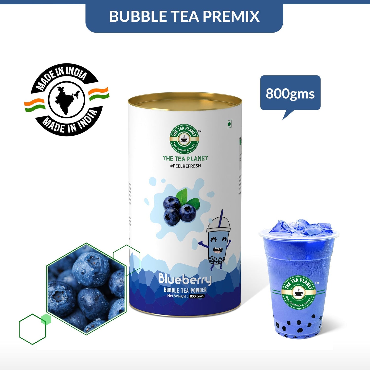 Blueberry Bubble Tea Premix