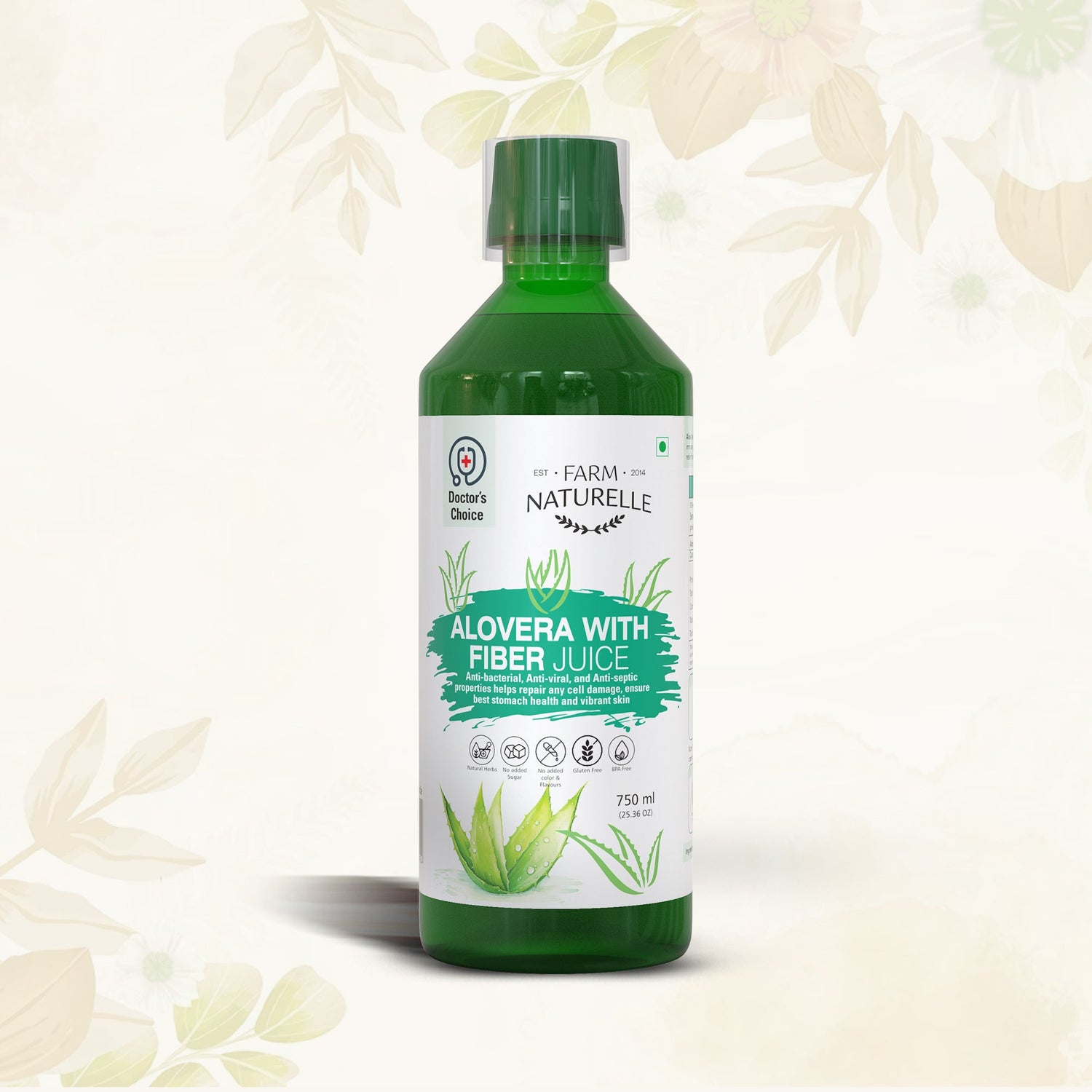 Aloevera Juice Strongest Aloevera Juice with 80% pulp-Revitalize Hair and Skin