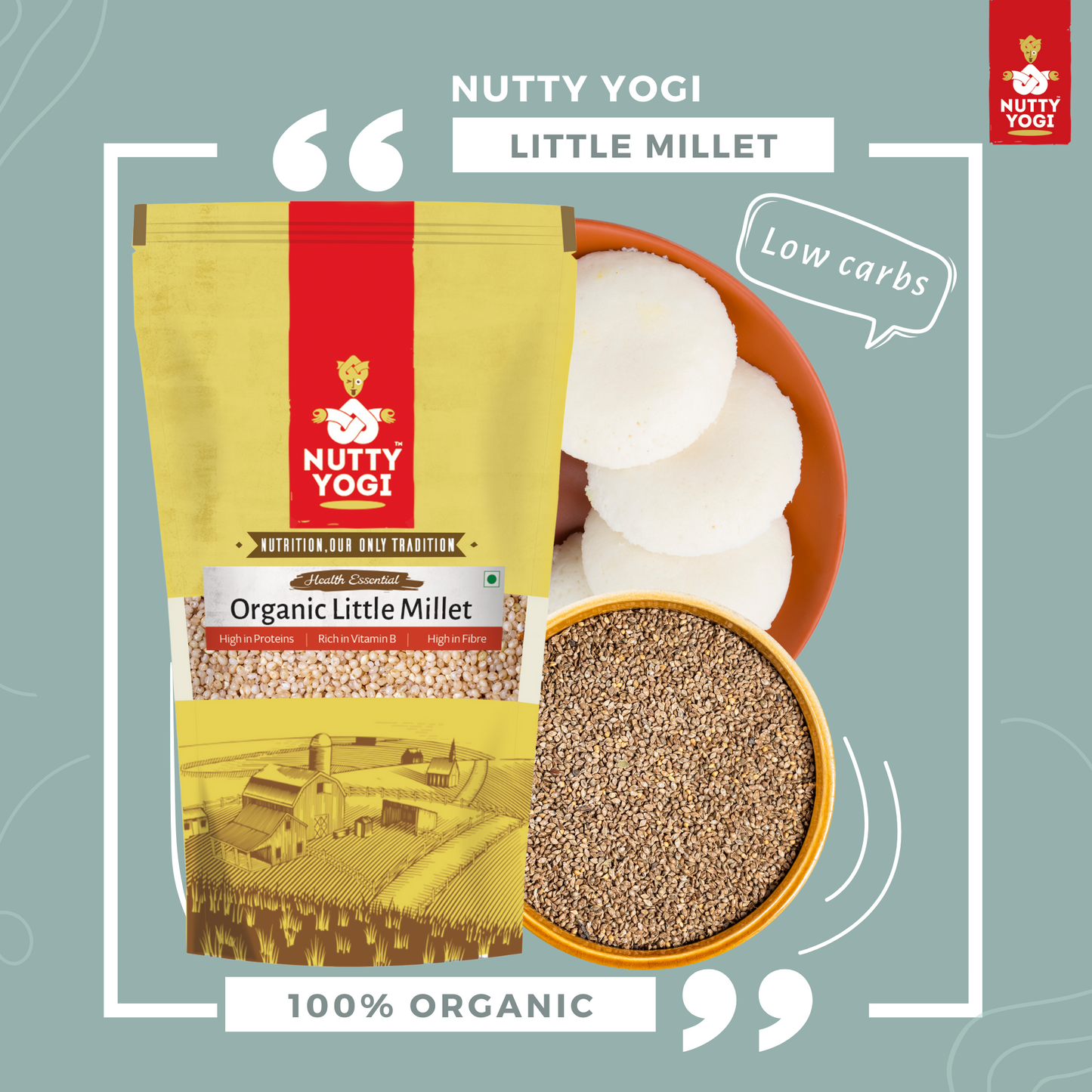 Nutty Yogi Organic Little Millet / Saamai