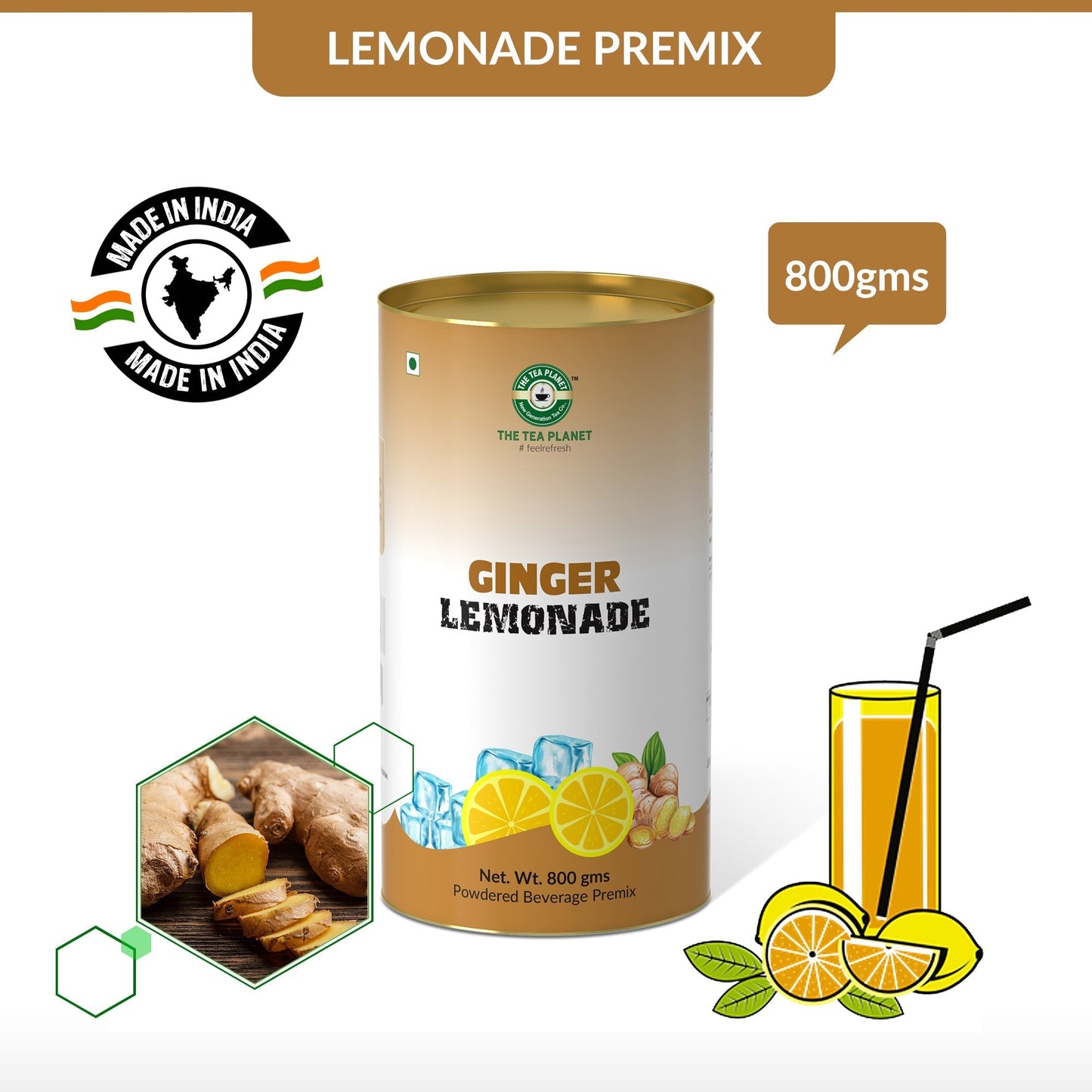 Ginger Lemonade Premix - 400 gms