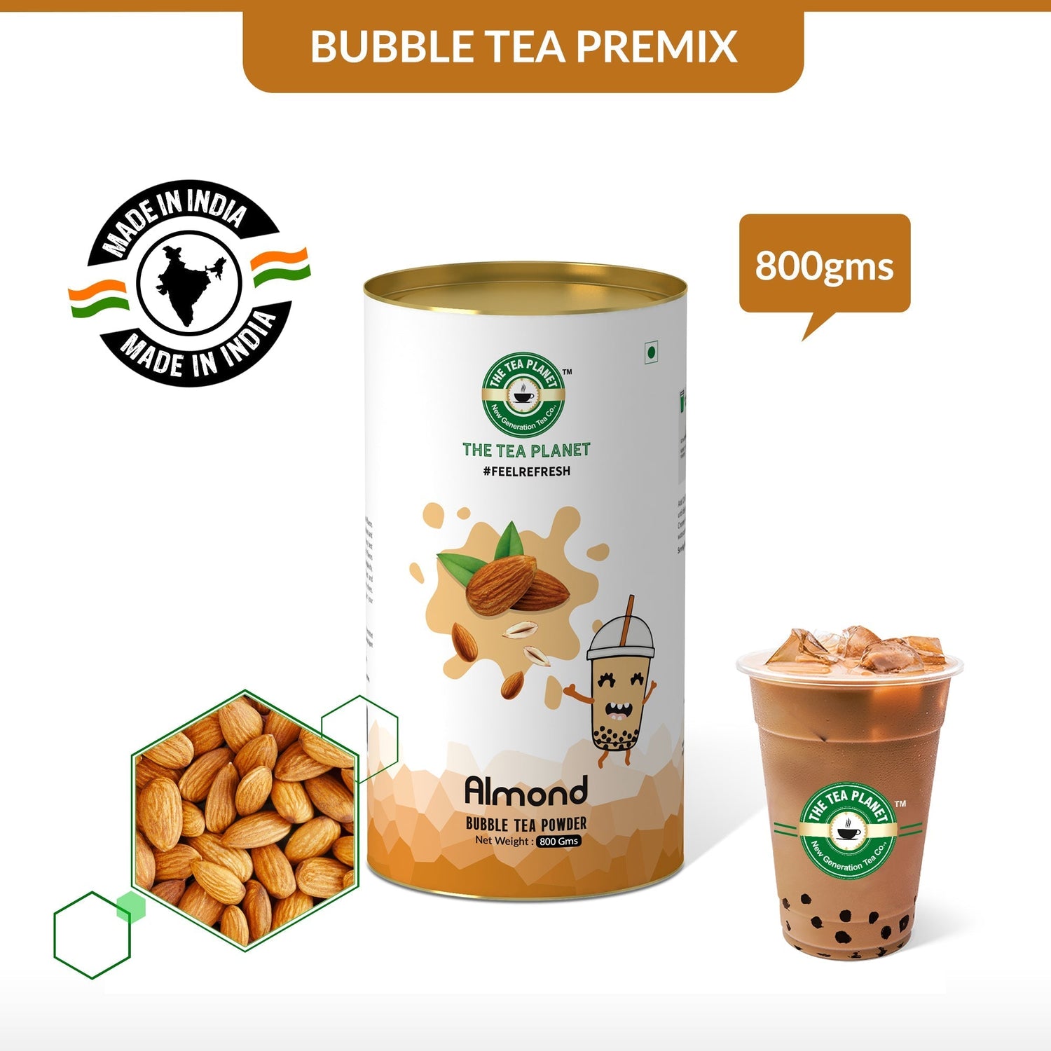 Almond Bubble Tea Premix