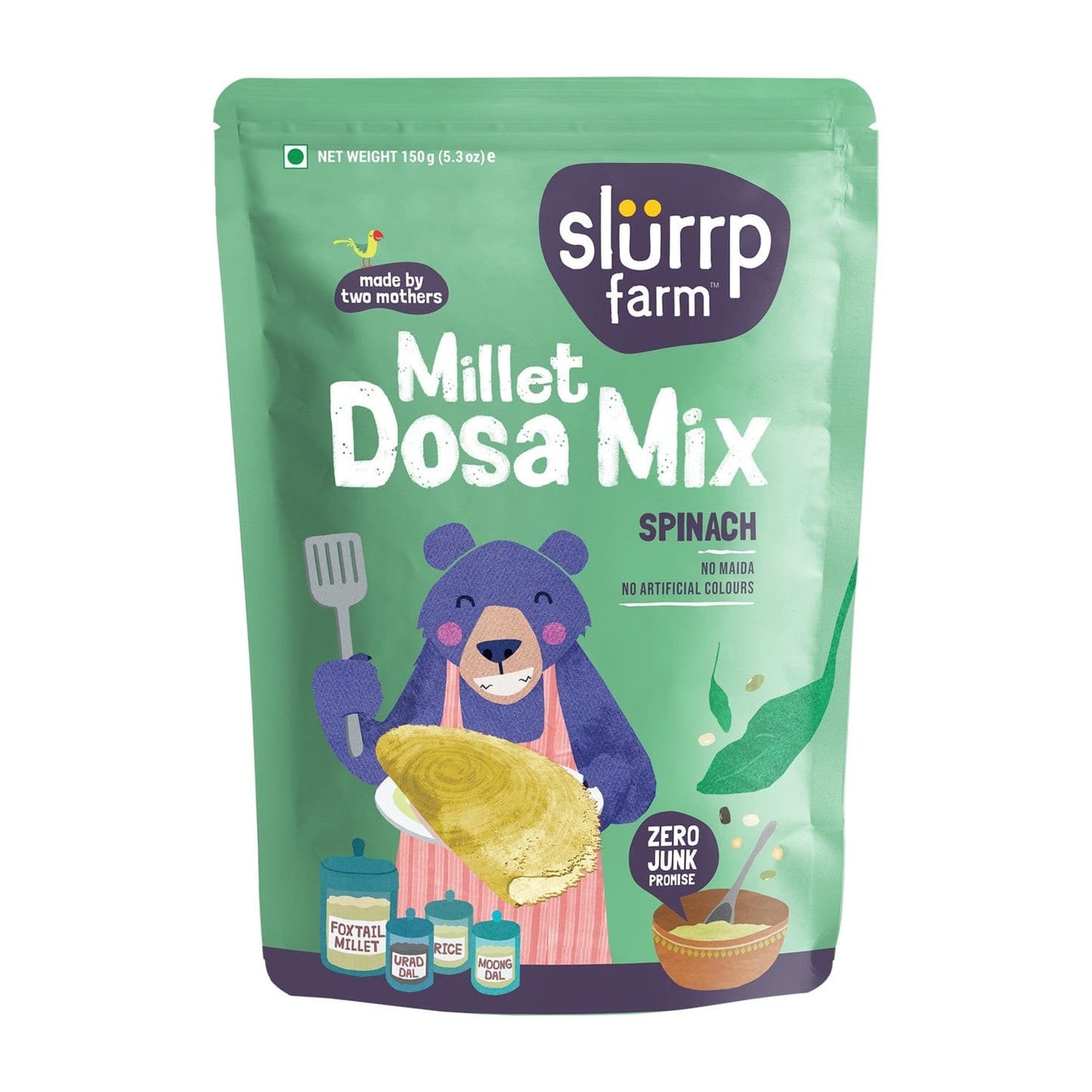 Spinach Multigrain Millet Dosa Mix