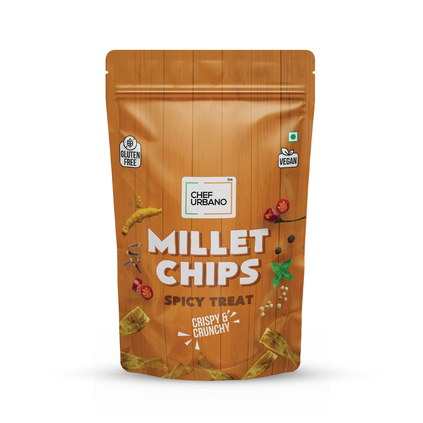 Chef Urbano Millet Chips Spicy Treat 85g