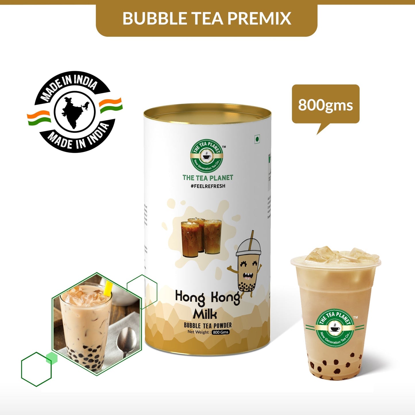 Hong Kong Milk Bubble Tea Premix