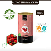 Strawberry Flavored Instant Black Tea