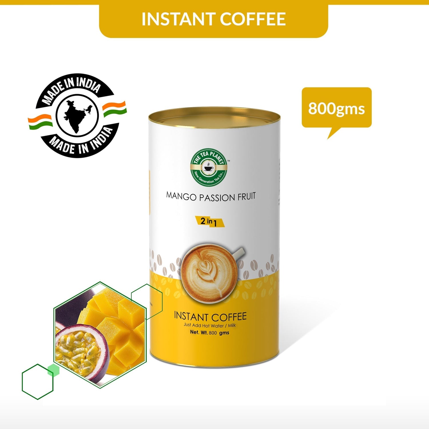 Mango Passion Fruit Instant Coffee Premix (2 in 1)