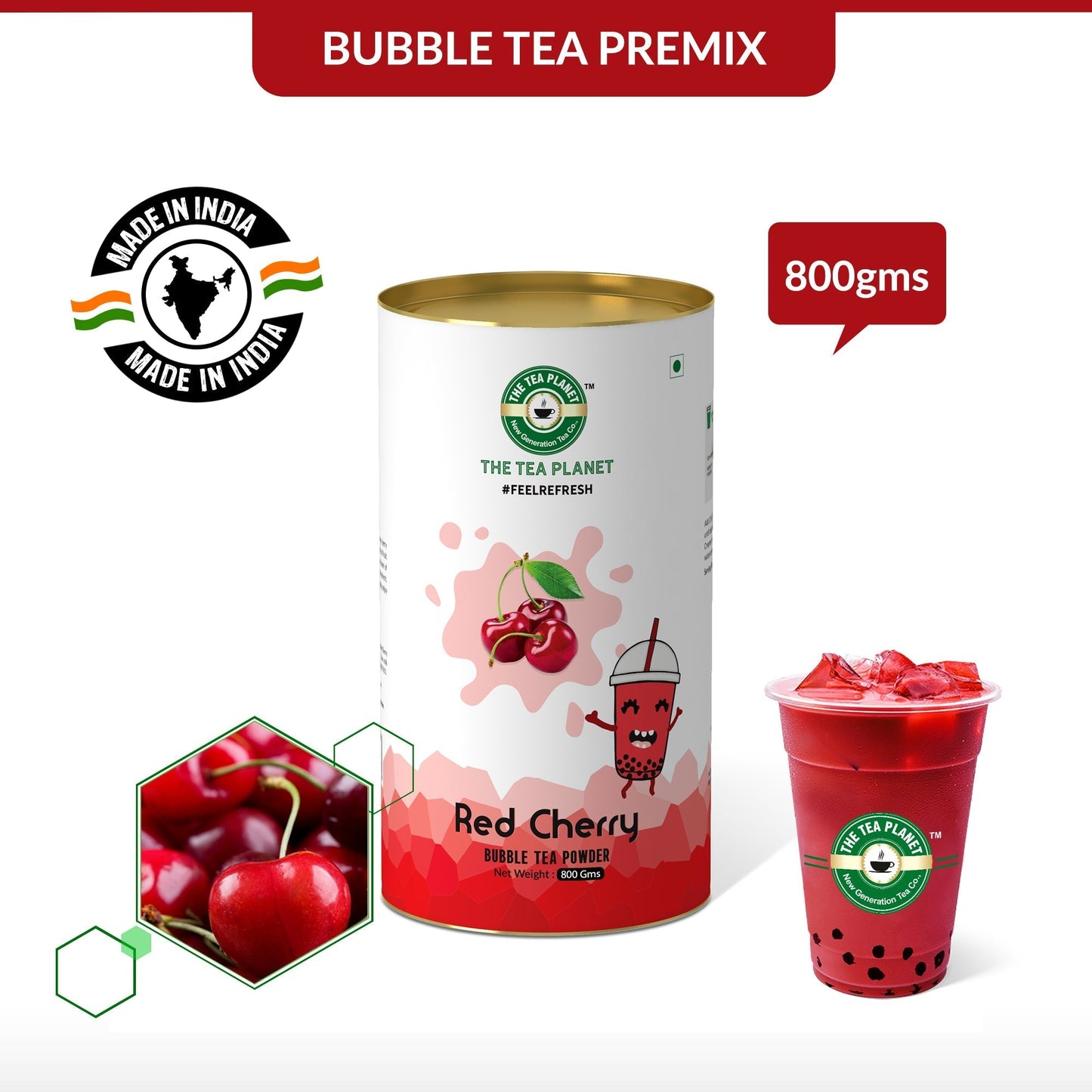 Red Cherry Bubble Tea Premix