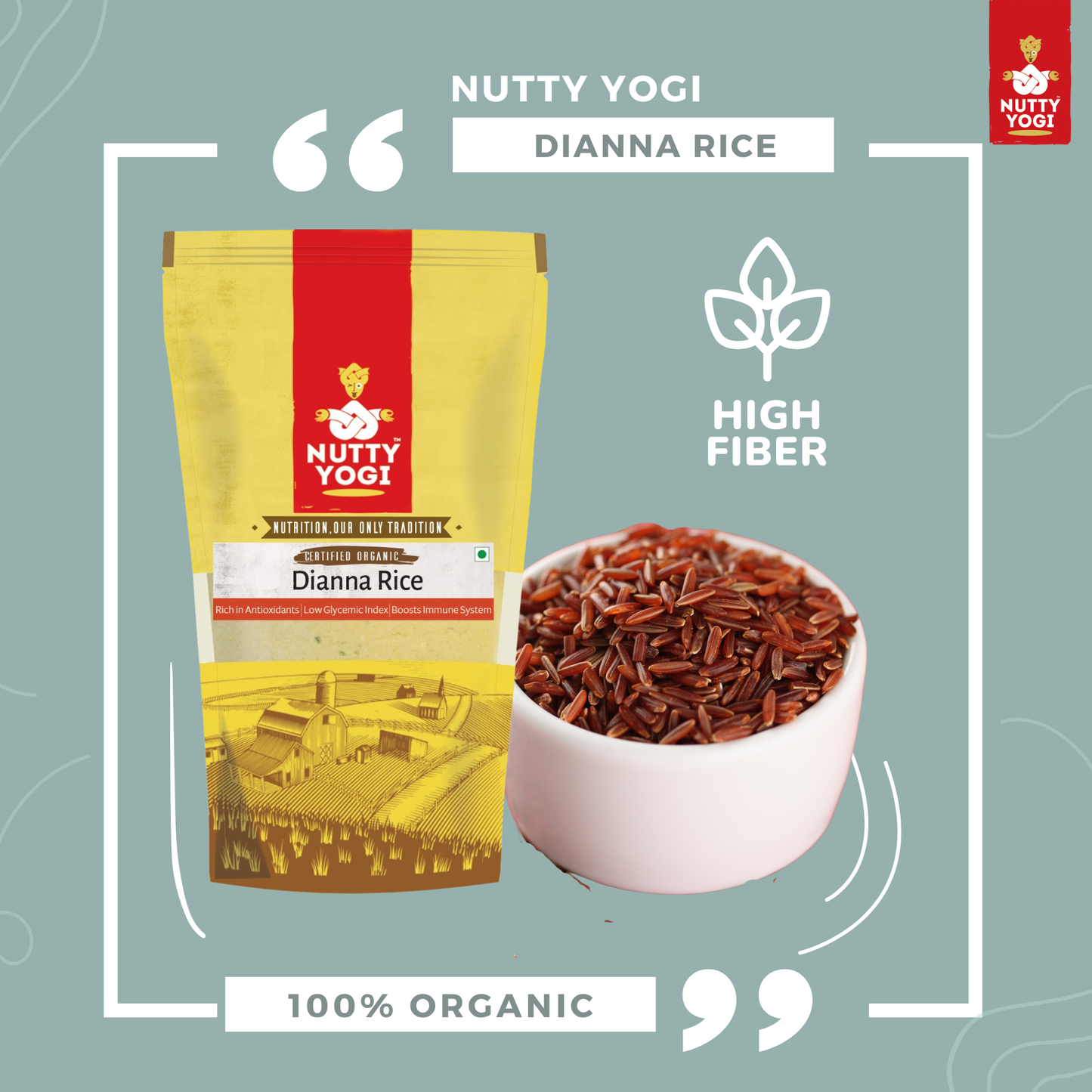 Nutty Yogi Organic Dianna Rice