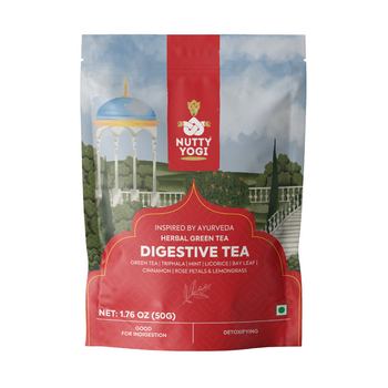 Nutty Yogi Herbal Green Digestive Tea - 50g