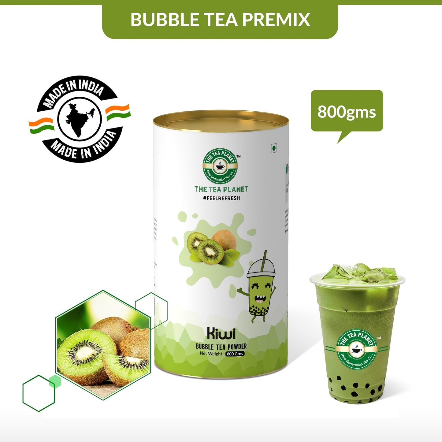 Kiwi Bubble Tea Premix