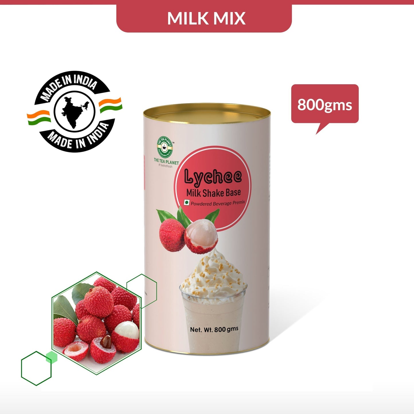 Lychee Milkshake Mix