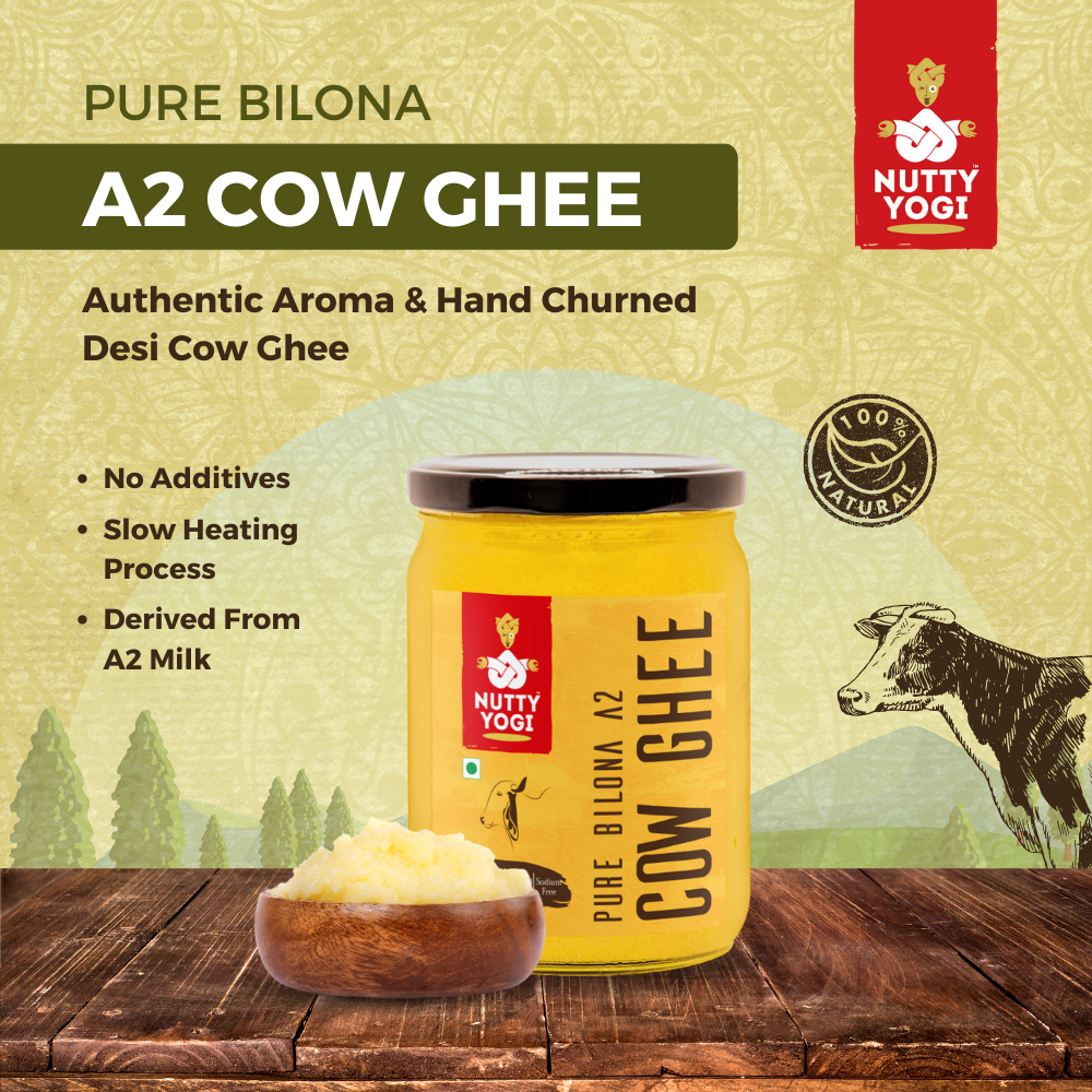 Nutty Yogi Pure Bilona - A2 Ghee 500 ml