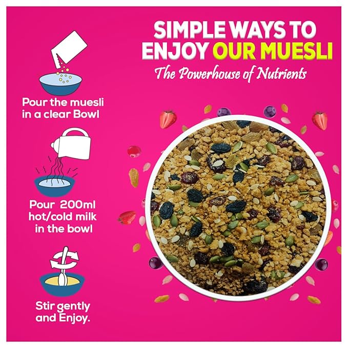 Yum Yum Berries & Seeds Muesli