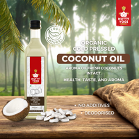 Nutty Yogi Organic Cold Pressed Coconut Oil