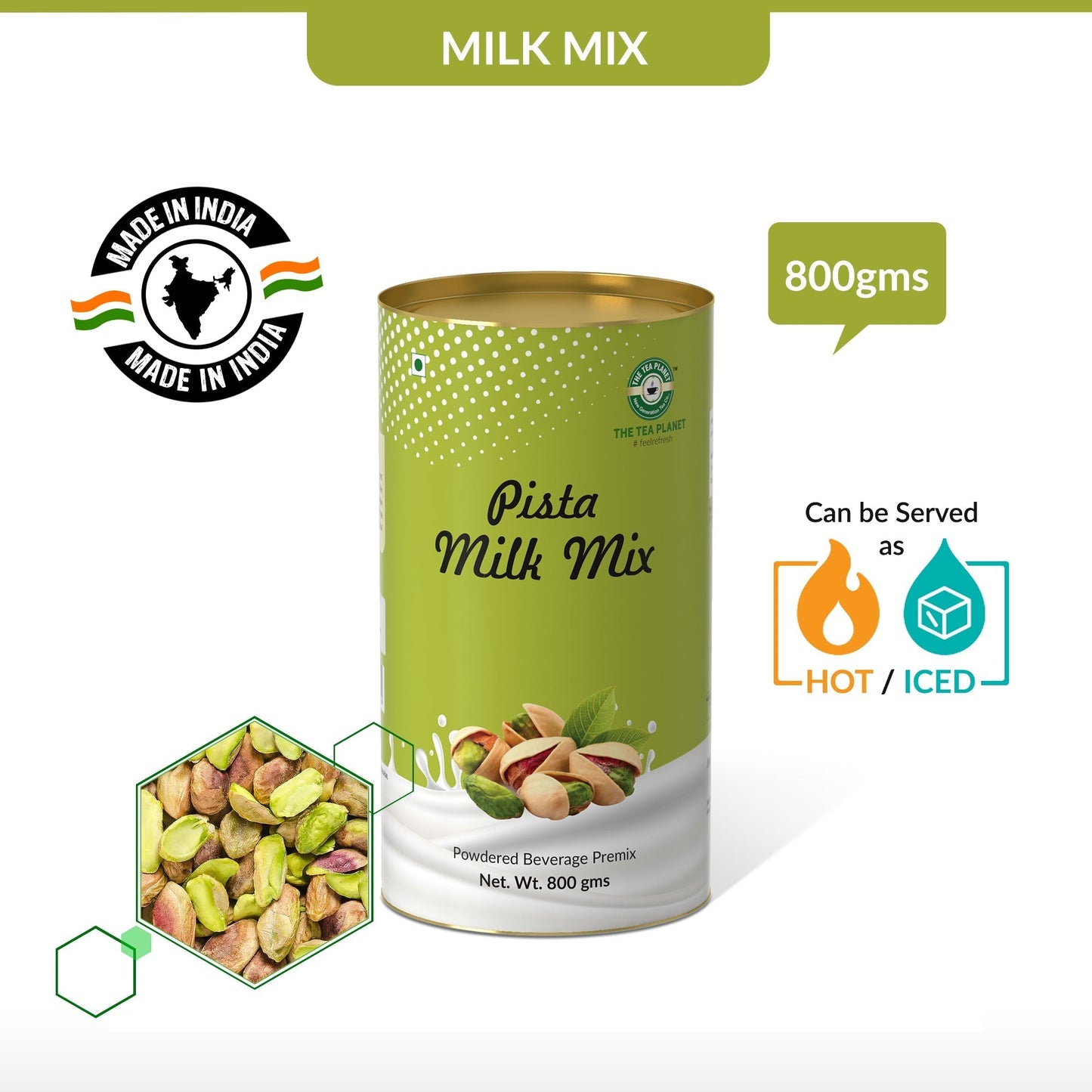 Pista Flavor Milk Mix