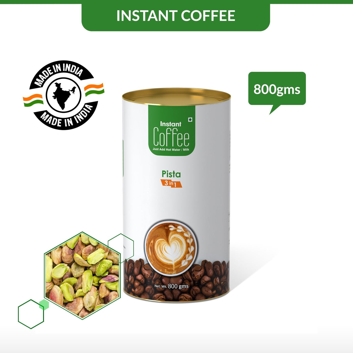 Pista Instant Coffee Premix (3 in 1)