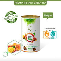 Mango & Peach Flavored Instant Green Tea