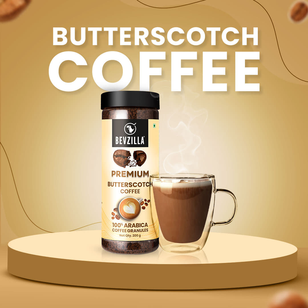 Premium Butterscotch Coffee Powder - 200 grams