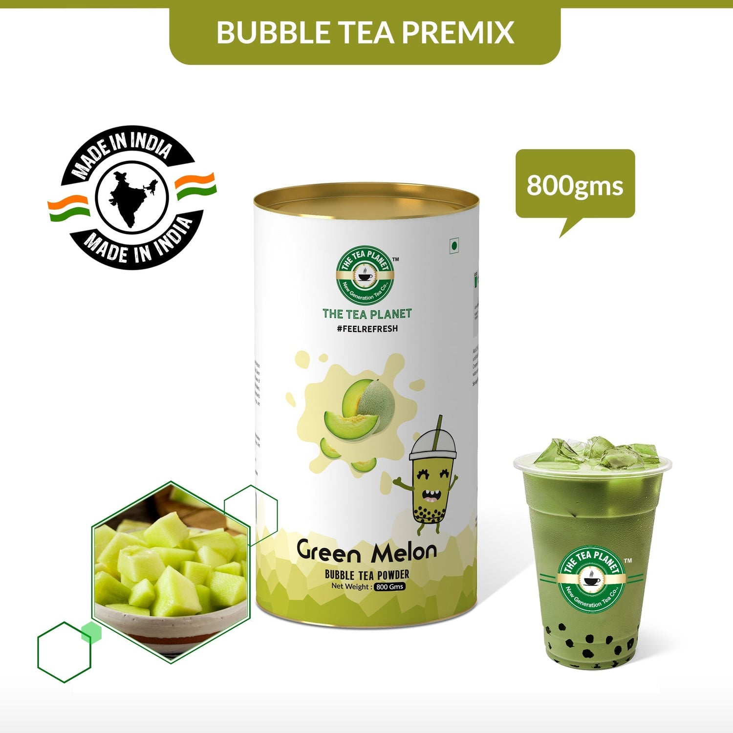 Green Melon Bubble Tea Premix