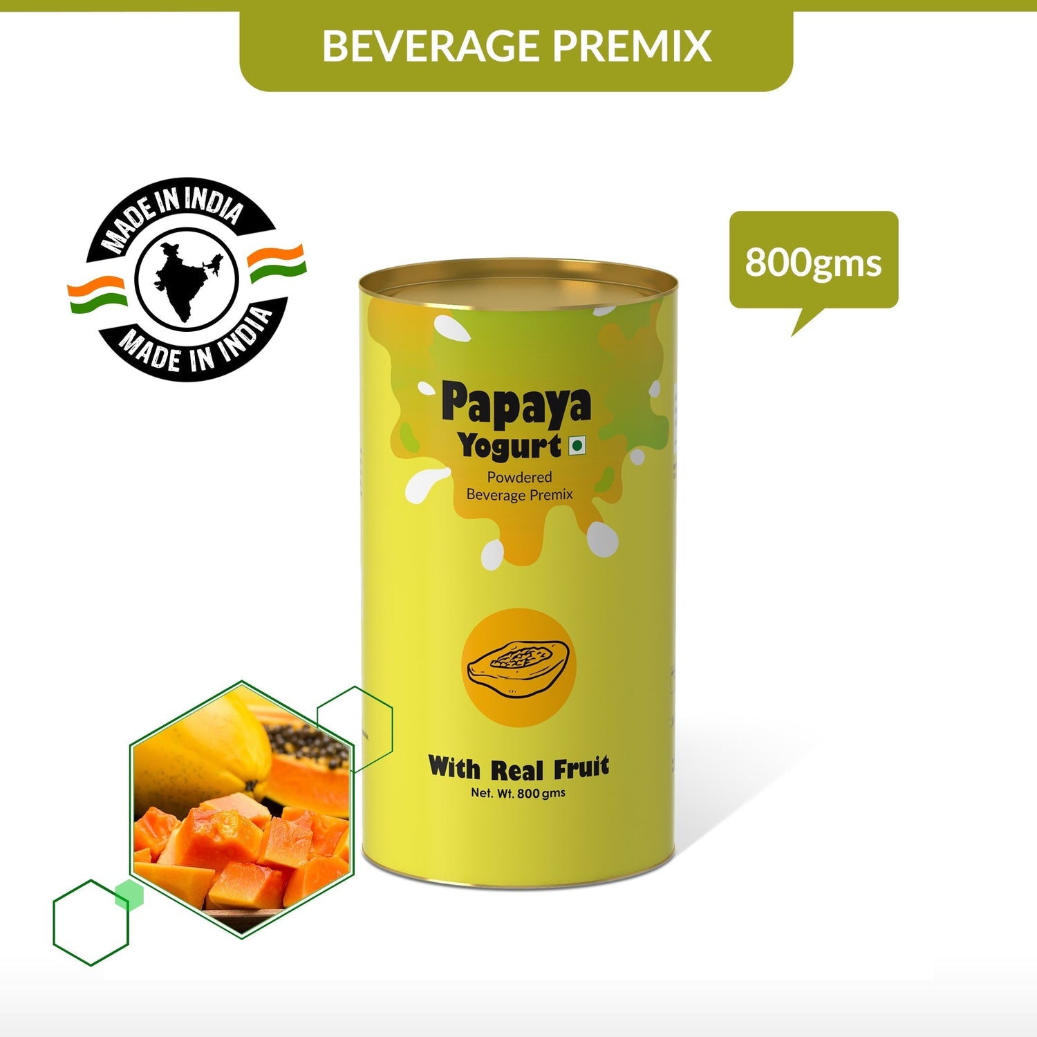 Papaya Yogurt Mix - 800 gms