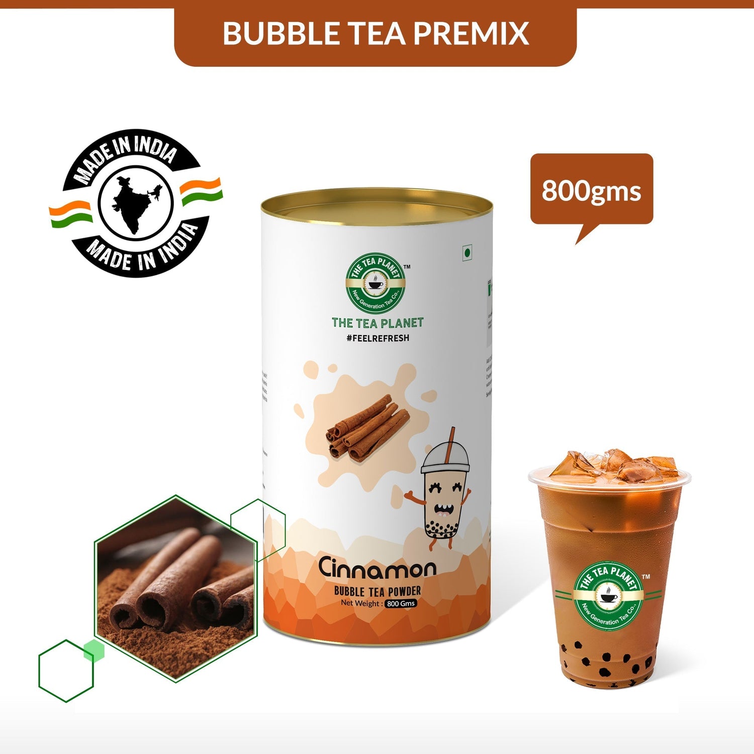 Cinnamon Bubble Tea Premix