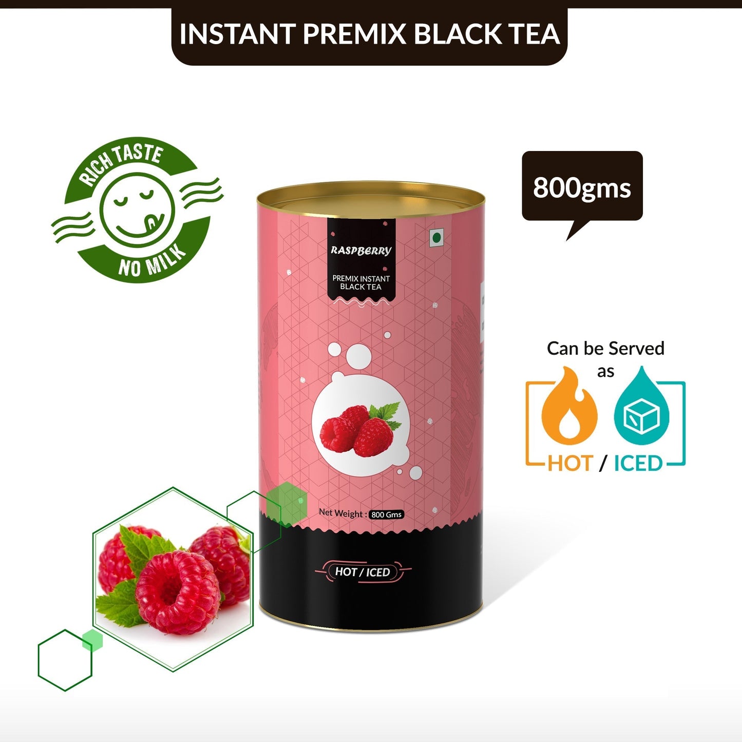 Raspberry Flavored Instant Black Tea