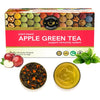 Teacurry Apple Green Tea Natural Apple Blended with Assam Green Tea Whole Leaves