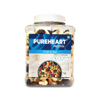 Pureheart Nutmix Fruit & Nuts  Natural Premium Mix Nuts (Cashews, Almonds, Raisins, Cranberries) Delicious & Crunchy Dry Fruits