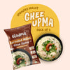 Gladful Desi Ghee and Millet Instant Upma with Cashews - (Pack of 5)