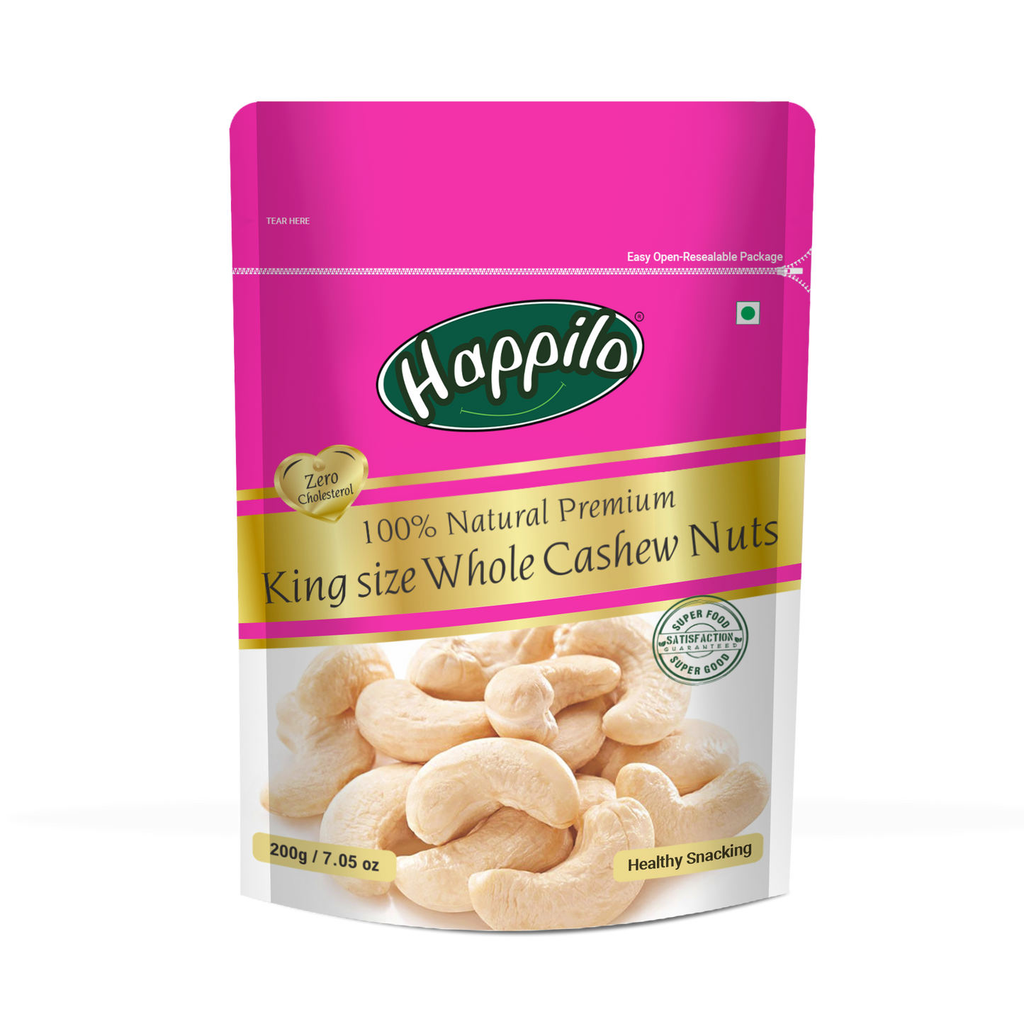 Happilo King Size Premium Whole Cashew Nuts