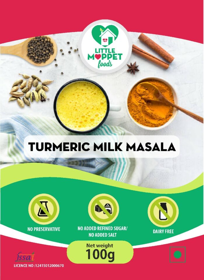 Turmeric Milk Masala – Drink Mix for Kids and Adults [100G]