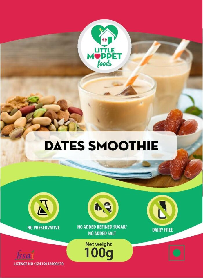 DATES SMOOTHIE MIX – INSTANT DRINK MIX POWDER FOR KIDS AND ADULTS [100G]