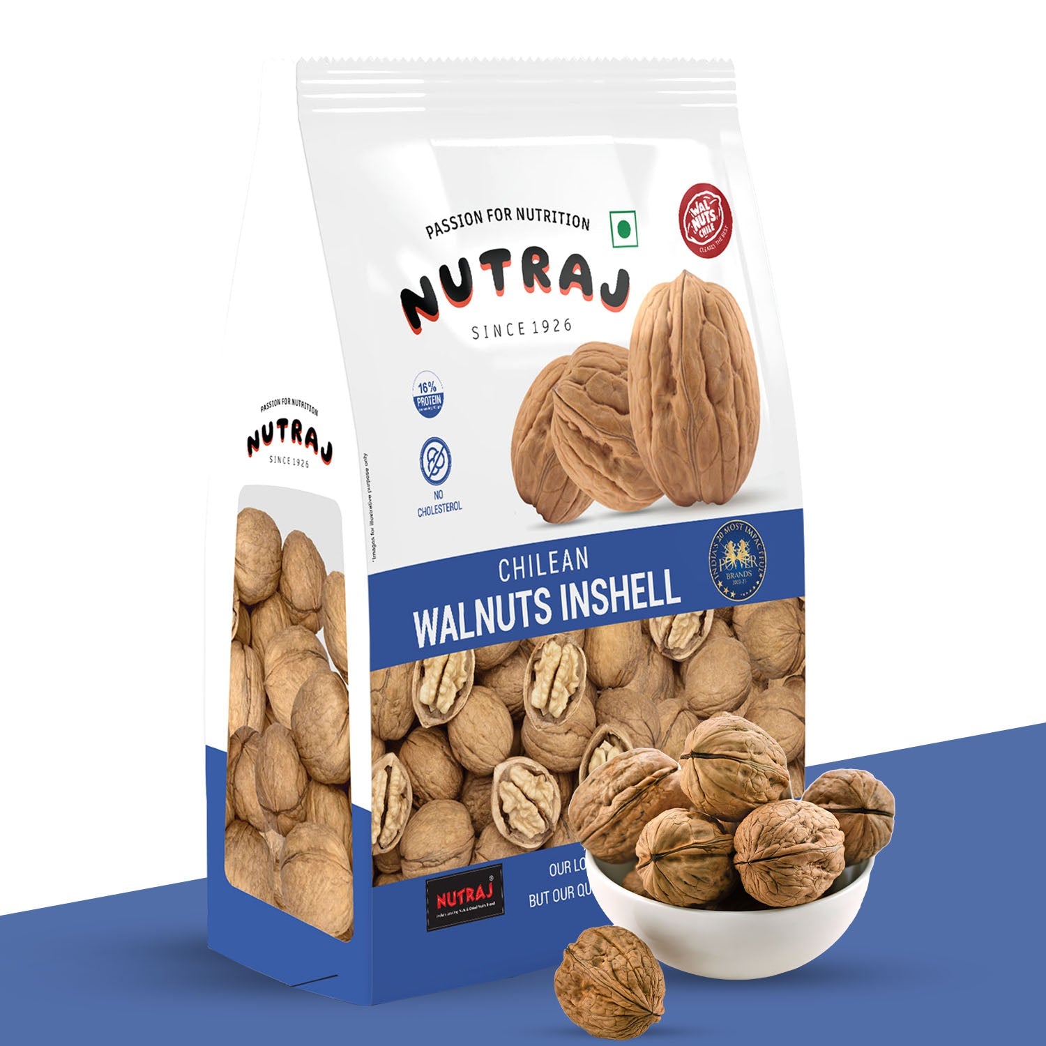 Nutraj Chilean Walnut Inshell 500gm